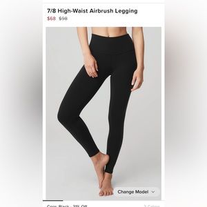 Alo 7/8 high-waist airbrush leggings